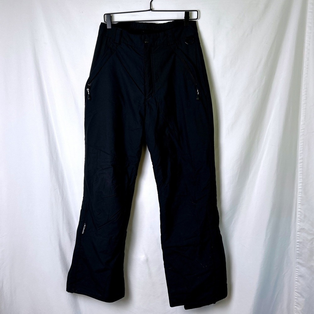 Columbia Mens Insulated Ski Snow Pants Size S Black Winter Skiing Snowboarding